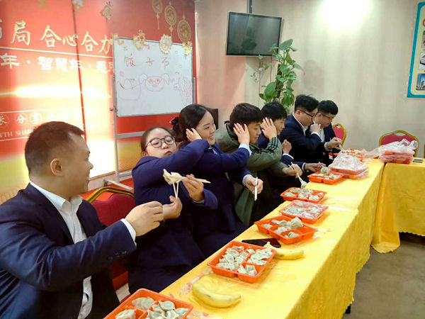 冬至游戲進行中，小伙伴們都玩得十分開心